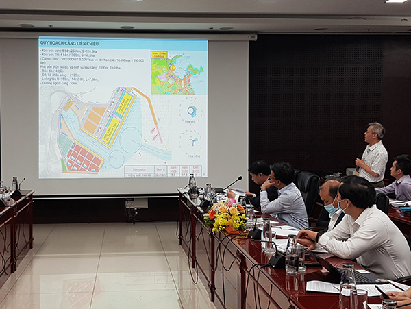 Đơn vị Tư vấn của Bộ GTVT trình bày về quy hoạch cảng Liên Chiểu